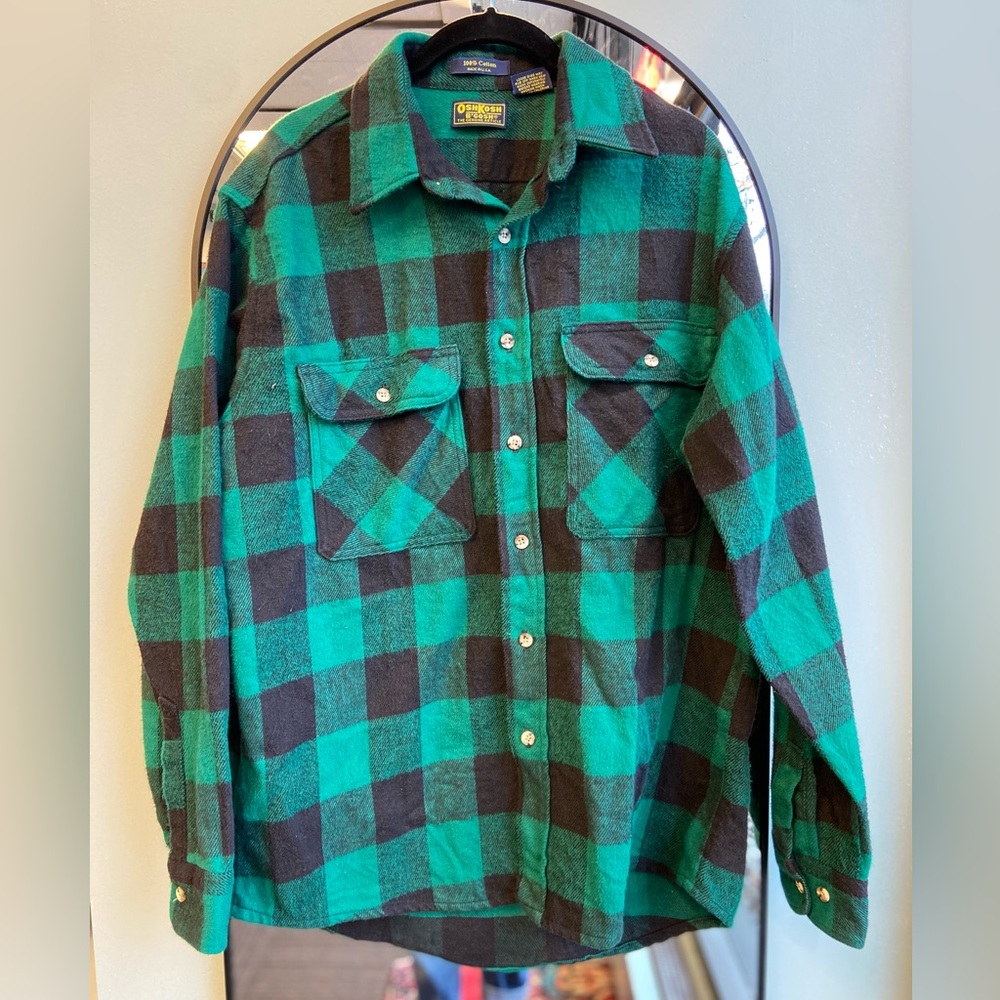 Vintage OshKosh Flannel Size L